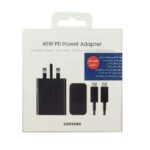 شارژر دیواری 45 وات سه پین اورجینال سامسونگ مدل Samsung EP-T4511 با گارانتی