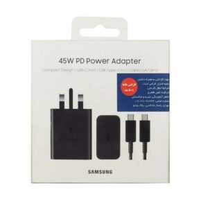 شارژر دیواری 45 وات سه پین اورجینال سامسونگ مدل Samsung EP-T4511 با گارانتی