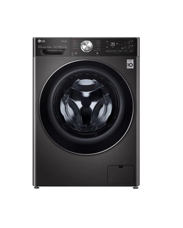 لباسشویی ال جی 12 کیلویی V9 رنگ دودی مدل   LG washing machine F4V9BDP2EE گارانتی و شناسه کالا