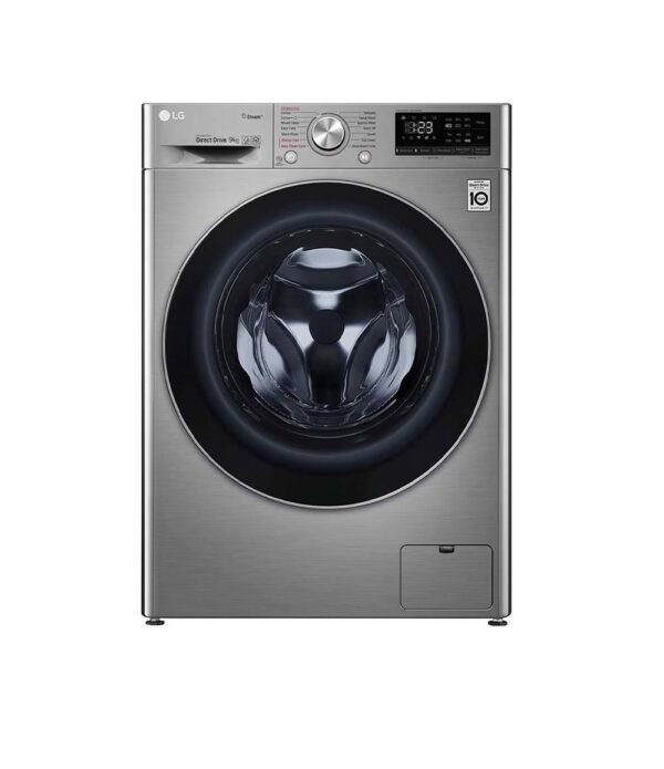 لباسشویی ال جی 9 کیلویی R5 رنگ نقره ای مدل F4R5VYG2P LG washing machine  گارانتی و شناسه کالا